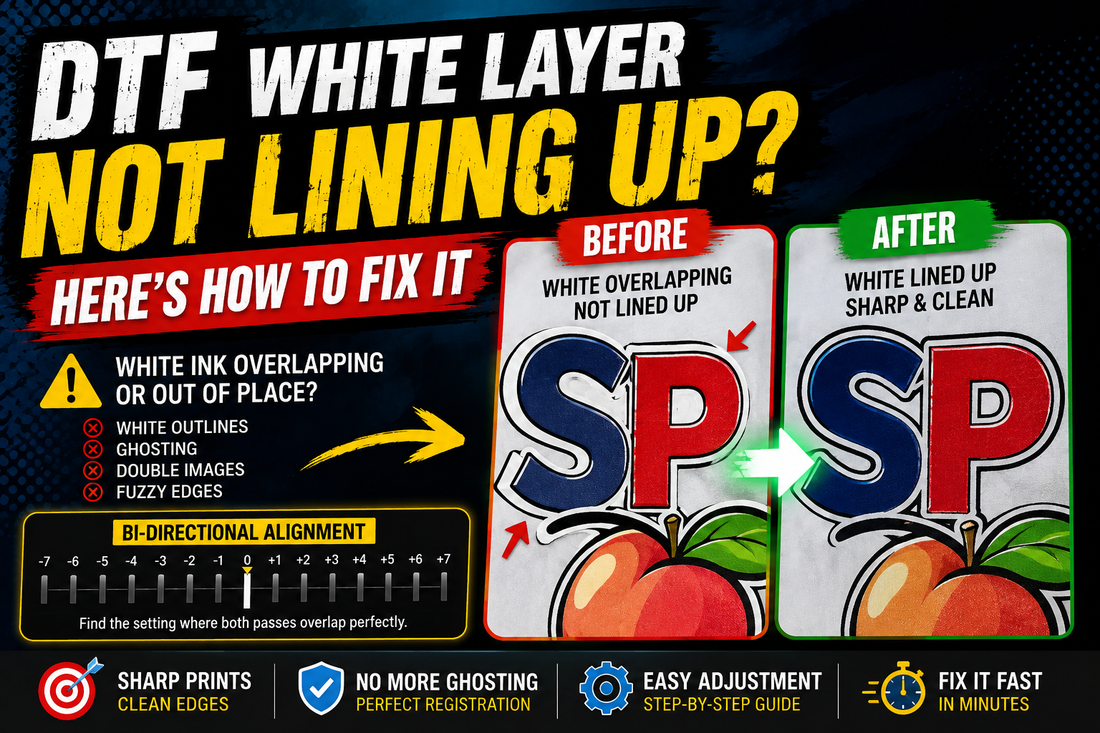 DTF White Layer Not Lining Up? Here's How to Fix It